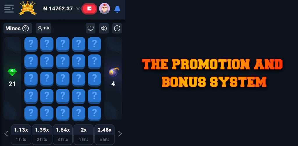 The promotion and bonus system